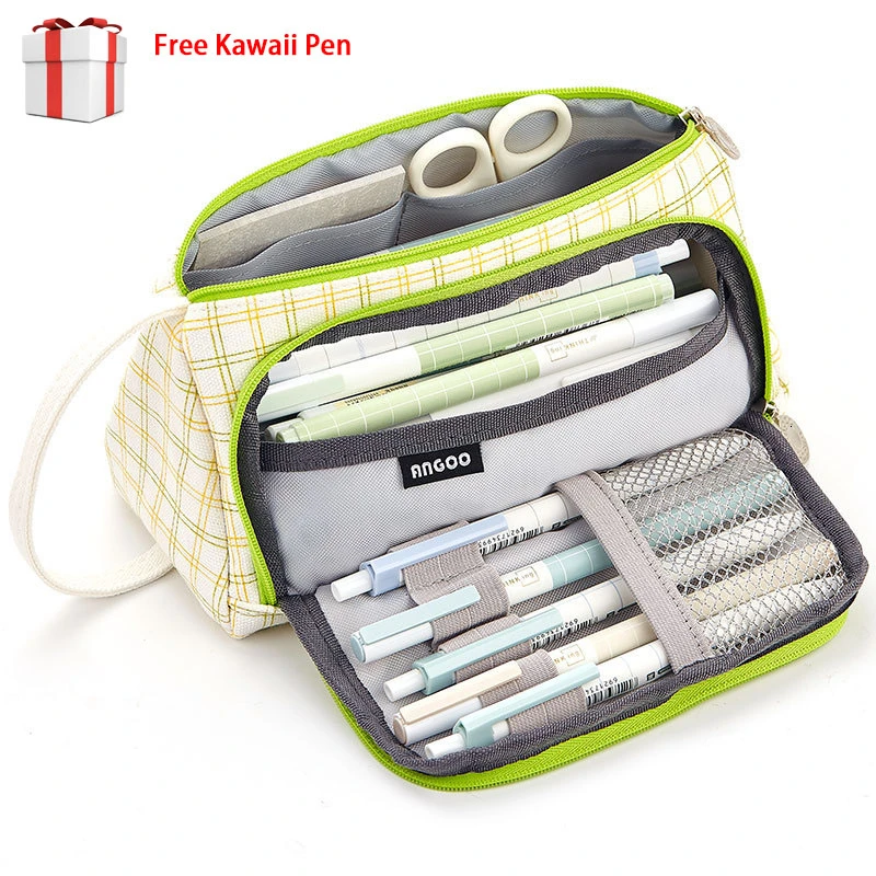 

Super Pencil Case Kawaii Large Capacity Pencilcase School Pen Case Supplies Pencil Bag School Box Pencils Pouch Stationery