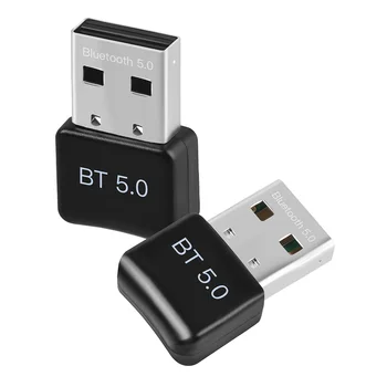 

Wireless USB BT 5.0 Dongle Adapter Transmitter Household Computer Set Bluetooth Audio Receiver Accessories for PC