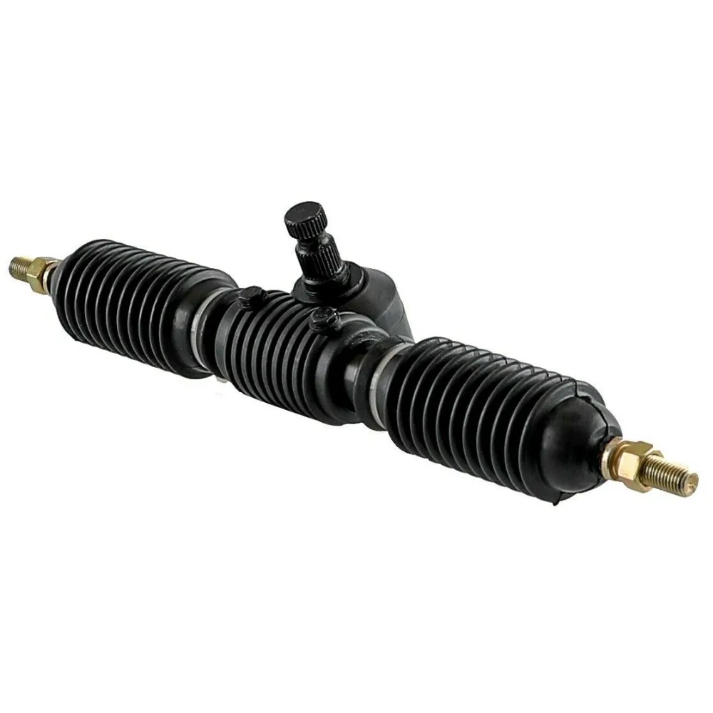 320MM Steering Gear Wheel Tie Rod Rack Pinion U Joint Tie Rod Adjustable Shaft Assembly Kit GO KART ATV UTV Buggy (10)