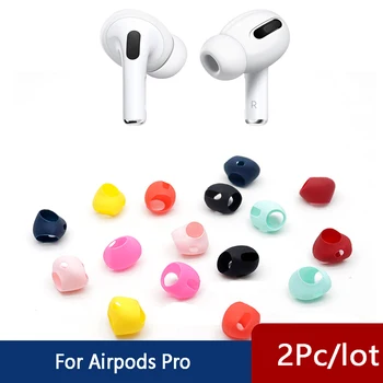 

2pcs Ultra Thin Silicone Earphone Case Cover for Airpods Pro Anti-Slip Soft Earbuds Eartips Cap for Apple Airpods Pro Accessorie