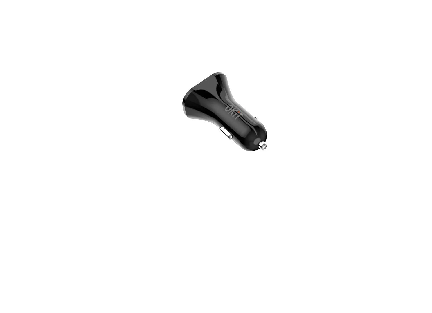 Amazon Горячая двухпортовое автомобильное зарядное устройство, QC3.0 Быстрая зарядка 3A большое зарядное устройство для мобильного телефона USB Автомобильное зарядное устройство