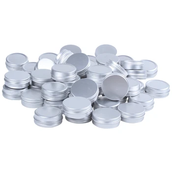 

50PCS Aluminum Box Spice Box Balm Lip Balm Makeup box empty 50ml