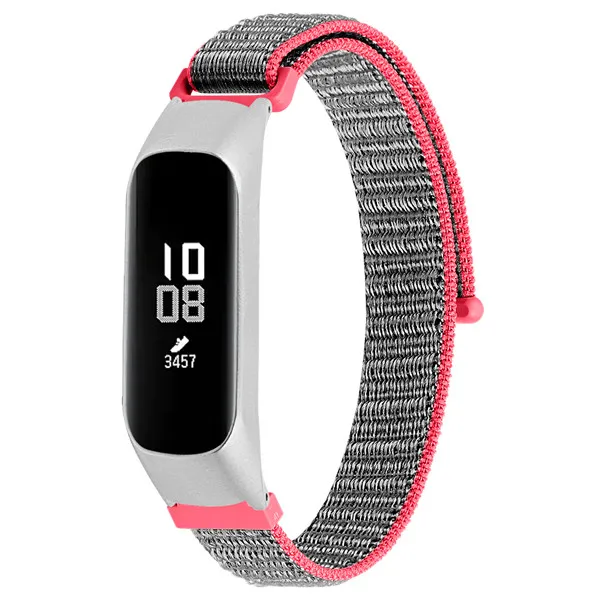 Нейлоновый ремешок для часов для samsung galaxy fit e SM-R375, ремешок для galaxy fit SM-R370, ремешок для умных часов с чехлом, аксессуары для браслетов - Цвет: Color F