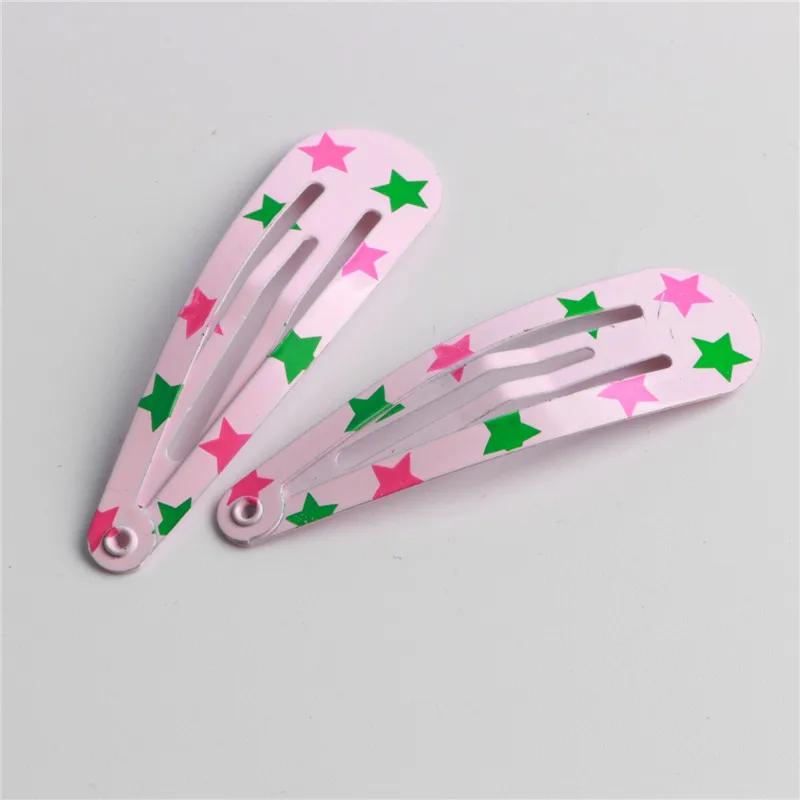 20/40 Pcs/Lot Hair Clips Candy Color Dripping Hair Clip Princess Barrette Korean Hairclip Cartoon Headdress Hairpins for Girls