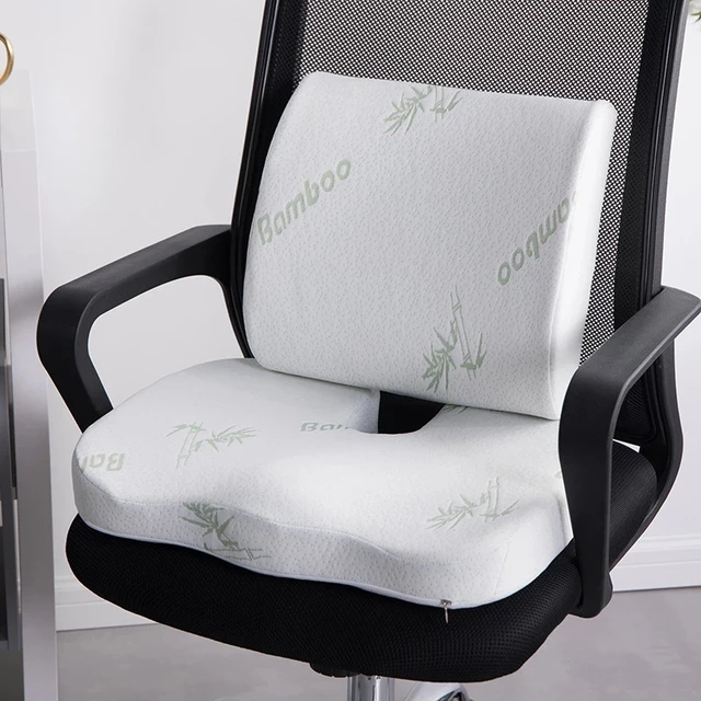 Orthopedic Cushion Office Chair  Office Chair Cushion Tailbone Pain -  Memory Foam - Aliexpress