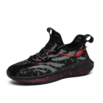 

flat adulto male causal leisure sapatos 2018 sneaker autumn for lightweight scarpe hot mens black zapatos up breathable shoe on