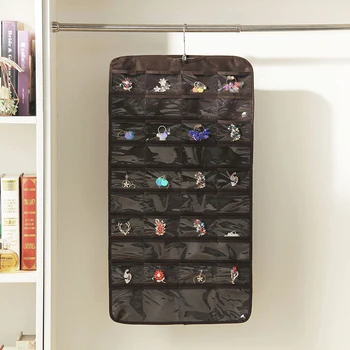 

Jewelry Storage Hanging Bag Small Objects Storage Jewelry Hanging Bag Non-woven Jewelry Finishing Dustproof Storage Bag