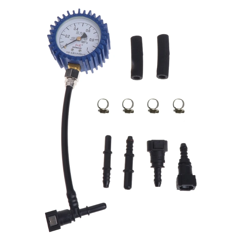Motorcycle Car Fuel Pressure Gauge Gasoline Meter Tester Tool | Инструменты