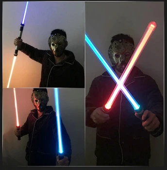 

Double Star Big Wars Light Saber Sword Toys With Sound Laser Lightsaber Darth Vader Jedi Rey Luke Skywalker Yoda Light Saber Toy