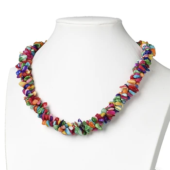 

Classic Exaggeration Natural gem 5-8mm Stone Jewellery Necklace for Party Necklace presents to mom high grade elegant