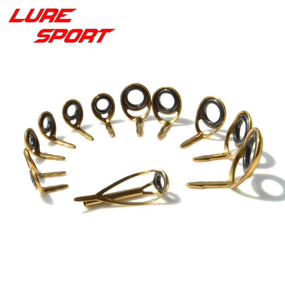 LureSport 12 шт. KT10 направляющая MN5 набор верхних направляющих Золотая стальная рама sic
