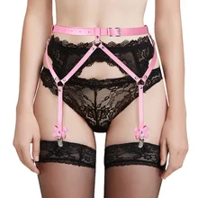 Из искусственной кожи ремень-подвязка клетка колготы 4 зажим «утиный клюв» ремень Фетиш плюс Размеры регулировки выдалбливают портупея нижнее белье