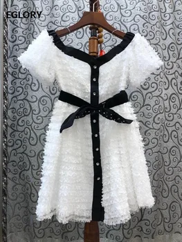 

Ball Gown Dress 2020 Summer Fashion Sexy Lace Dress Women Sexy Off Shoulder Crystal Beading Bow Deco Sexy Casual Club Dress