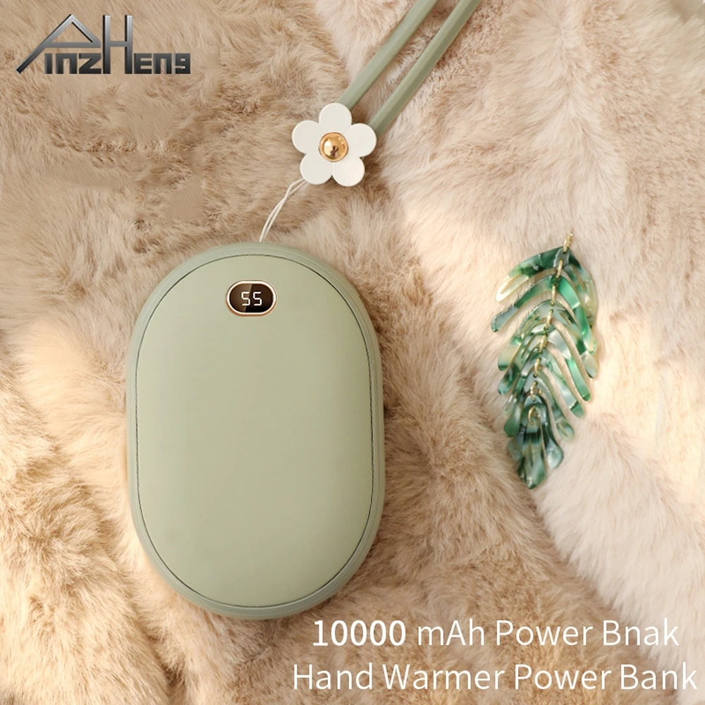 PINZHENG 10000 mAh Heater Hand Mini Warmer Power Bnak For Xiaomi Huawei iPhone Mini Power Bank Type-c Rechargeable Hand Warmer PINZHENG 10000 mAh Heater Hand Mini Warmer Power Bnak For Xiaomi Huawei iPhone Mini Power Bank Type-c Rechargeable Hand Warmer