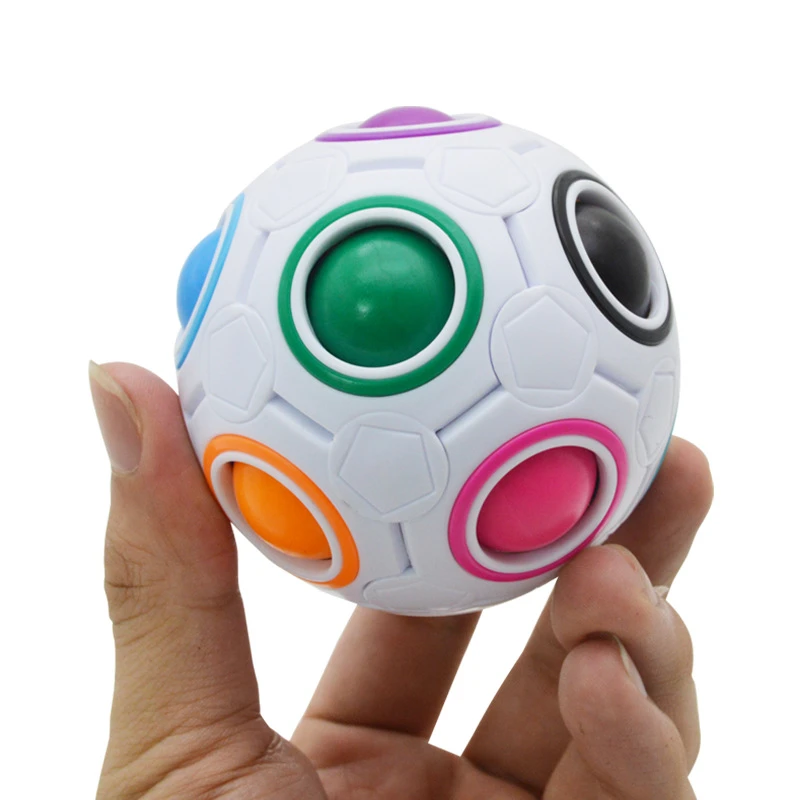 rainbow fidget ball