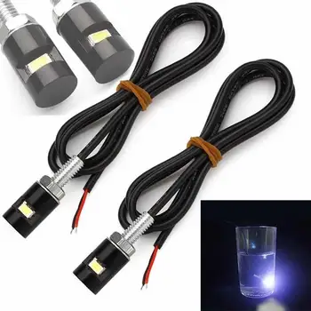 

Vehemo 2PCS Number Plate Light Car Styling License Plate Light Error Free LED License Plate Light for Replacement Automobile