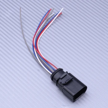 

8 Pin Plastic Plug Connector Pigtail Contact Housing Socket Fit for VW Audi Skoda Seat 1J0973814 Accessories