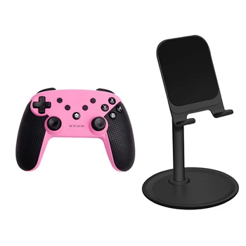 

1Pcs Game Joystick Bluetooth Gamepad for Nintendo Switch & 1Pcs Universal Phone Holder Multi Angle Adjustable Stand
