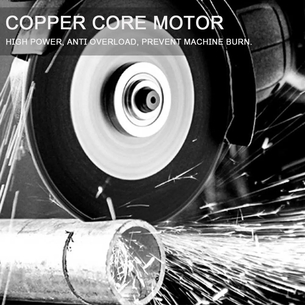 18V 100mm Brushless Cordless Impact Angle Grinder Cutting Power Tools Polishing Machine Angular Grinder Without Battery