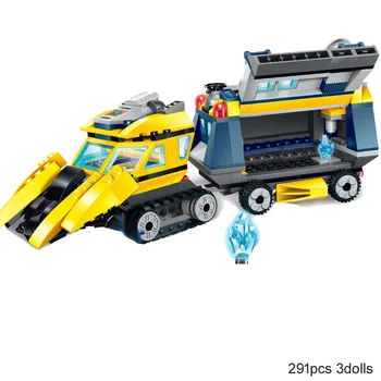 

Enlighten Construction Engineering Building Block Technic Kyanite Squad Laboratory RV 3 Figure 291pcs Educational Bricks Toy Boy