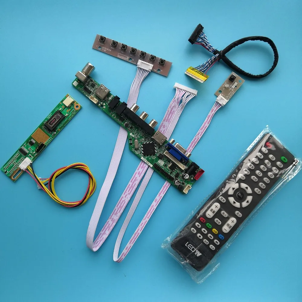 Для LTN141P4-L03 VGA AV ТВ HDMI 1 лампы 14," USB модуль контроллер 30pin цифровой сигнал драйвер платы 1400X1050