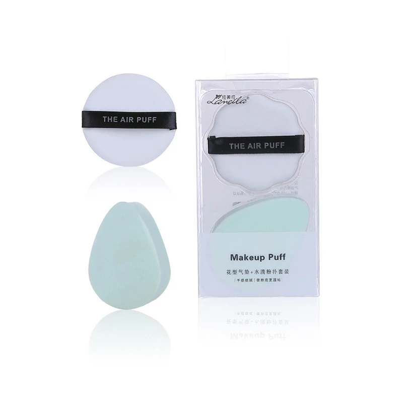 2 шт./партия, подушка для основы воздуха, косметика для губ, косметическая пуховка, пудра, гладкая красота, Влажная и сухая, двойного назначения, губка для макияжа, инструменты
