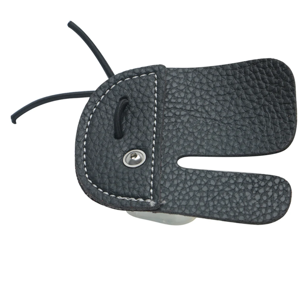 Archery Finger Tab Protection Tabs Finger Saver Protect Guard for Recurve Bow Target Hunting, Right Handed