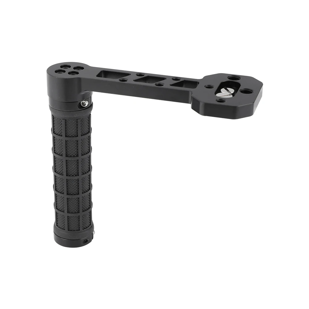 Rubber L-Type Side Handgrip With 1/4"-20 Mounting Points For DJI Ronin-S / SC /