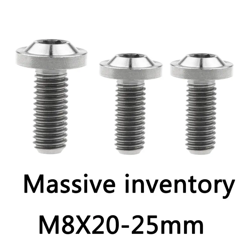 

Xingxi M8x20 25mm Titanium Bolts Torx Head Ti Screw for Motorcycle V Brake Forks Parts
