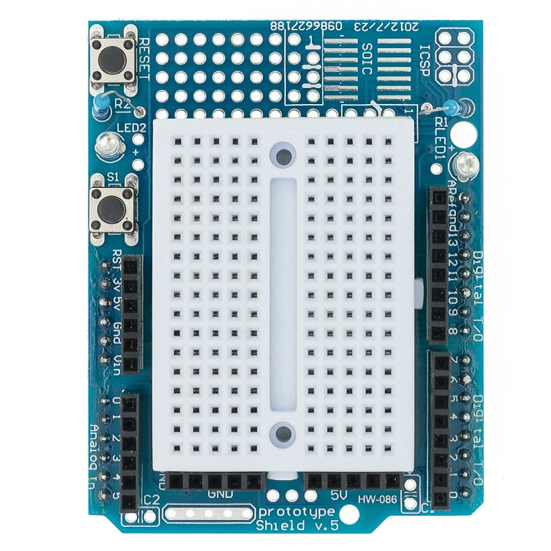 Плата расширения Smart Electronics UNO Proto Shield для прототипов с детской мини макетной платой на основе Arduino протоshield