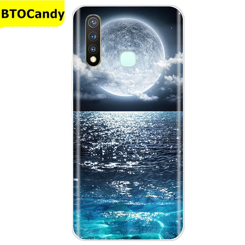 For Vivo Y19 Case Silicone 6.53 Phone Back Cover Phone Case for vivo 1915 Y19 Case vivoY19 Y 19 Case Fundas Etui Bumper Coque waterproof phone bag Cases & Covers