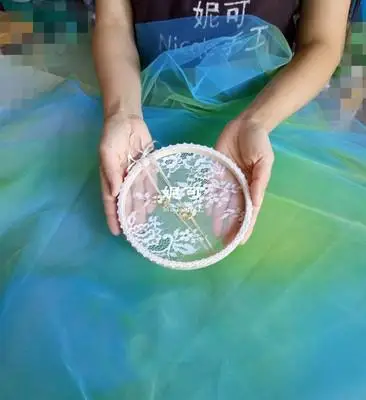 Ручной работы для свадебной фотосессии на кольцо коробка для кольца - Цвет: 1