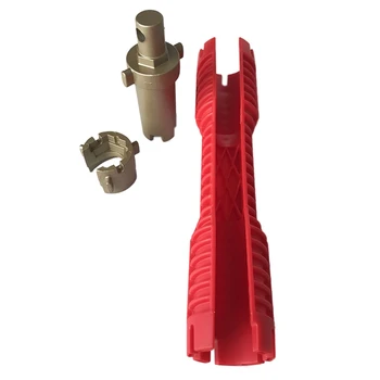 

2018 New Faucet and Sink Installer Extra-long design lets turn tool Red