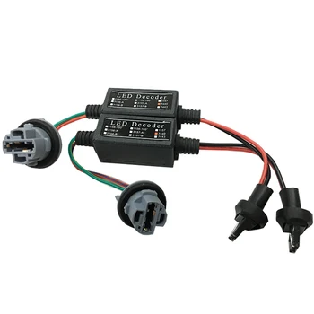 

2 Pcs 7440 W21W T20 Canbus Error Free Resistor LED Decoder Warning Error Canceller For LED Turn Signal Bulb LED Bulb Decoder