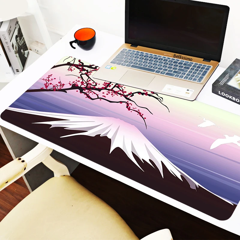 Anime sakura fuji Mouse Pad Large Gaming Computers Gamer Mat Accessories Mousepad XXL Mause Keyboard 900X400 | Компьютеры и офис