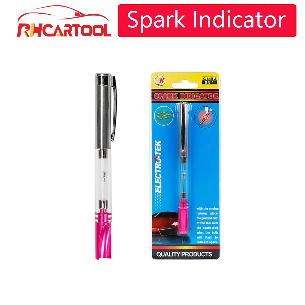 

2019 OBD2 Car accessories aux cable Auto Car Test Tester Spark Plugs Wires Coils Diagnostic Tool Ignition Spark Indicator