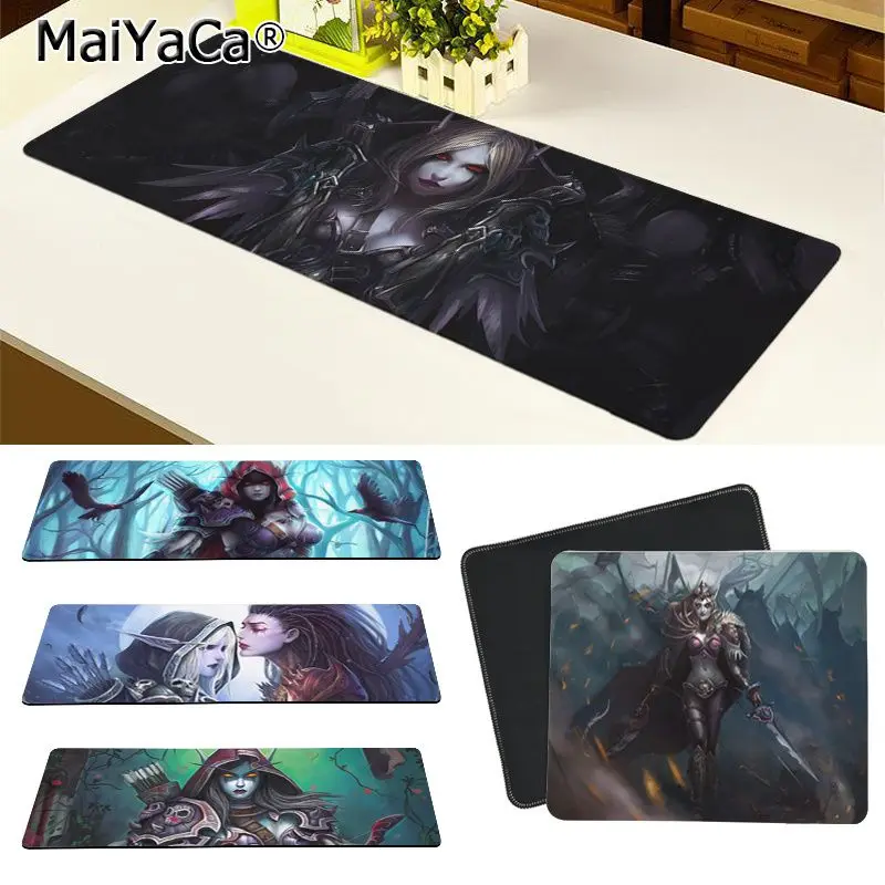 Maiya высокое качество World of Warcraft Sylvanas DIY дизайн игровой с узором коврик для мыши большой коврик для мыши клавиатуры коврик