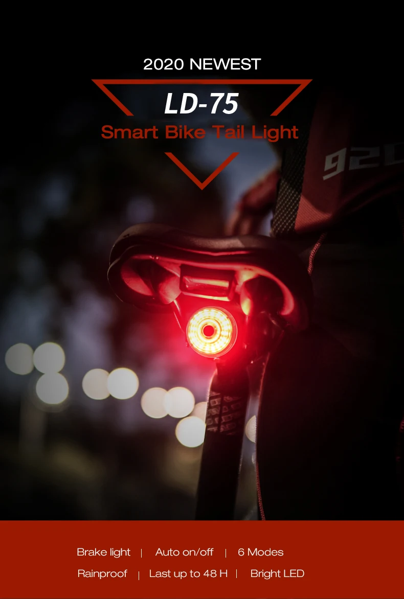 

bike Brake light version Flash Safety Rear Turn Bicycle turning laser light