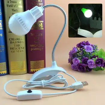 

Clamp Light Table Light Clip-On Light Desk Lamp Flexible LED DC 5V Plastic Book Bed Study Reading