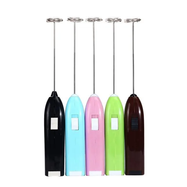 Fashion Milk Drink Coffee Whisk Mixer Electric Egg Beater Frother Foamer Mini Handle Stirrer Practical Kitchen Cooking Tool BK30 | Дом и сад
