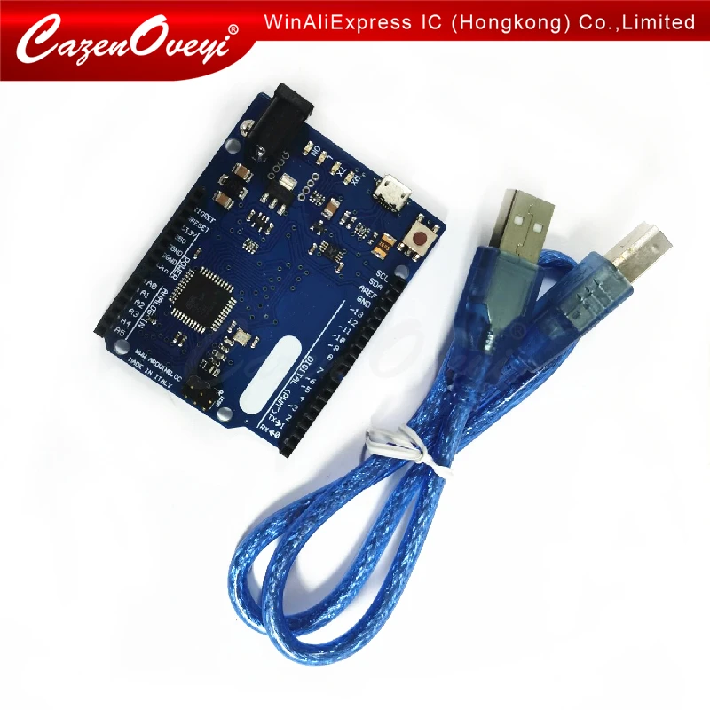 

Leonardo Atmega32u4 R3 микроконтроллер Scheda Sviluppo с кабелем Usb совместимый для Arduino Fai da Te стартовый комплект