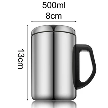 

New 350/500ml Travel Mug Tea Coffee Bottle Thermal Water Cups Insulated Flask