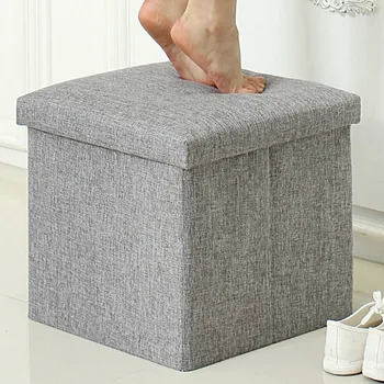 

Foldable Storage stool can sit adult sofa stool home rectangular chair storage box change shoe bench storage container pf102309