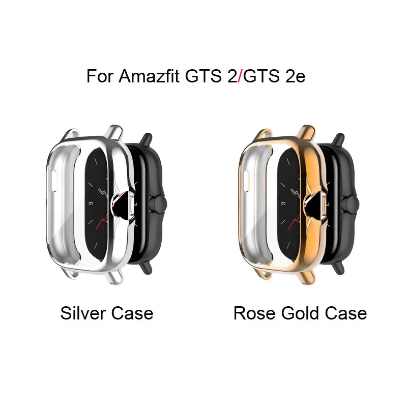 Bracelet Protective Case For Xiaomi Amazfit GTS 2 Mini 3 2e Bip S Lite U Pro Strap Stainless Steel Band Touch Screen Protector