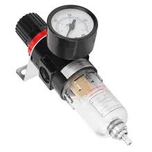 Масло вода регулятор 1/4in AFR2000 водомасляный сепаратор Compressed воздушный фильтр обработки исходных текстов с Давление датчик