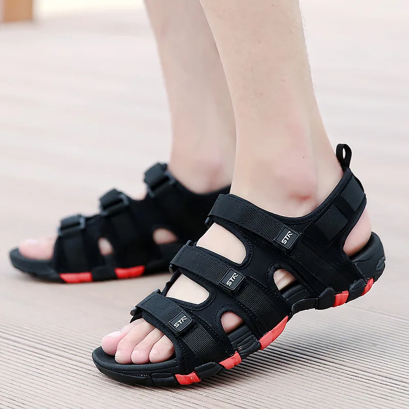 

2019 Summer New Style Men Fashion Casual Sandals Korean-style Outdoor Anti-slip Viet Nam Sandals Fashion
