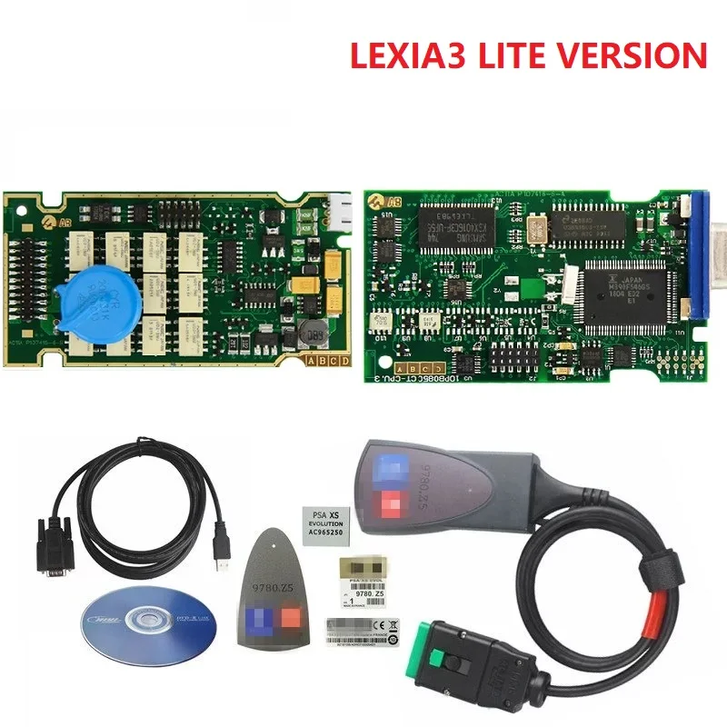 Lexia 3 Lite версия PSA XS Evolution Professional Lite Lexia3 PP2000 Diagbox V7.83 для Citroen/peugeot LEXIA 3 FW 921815C