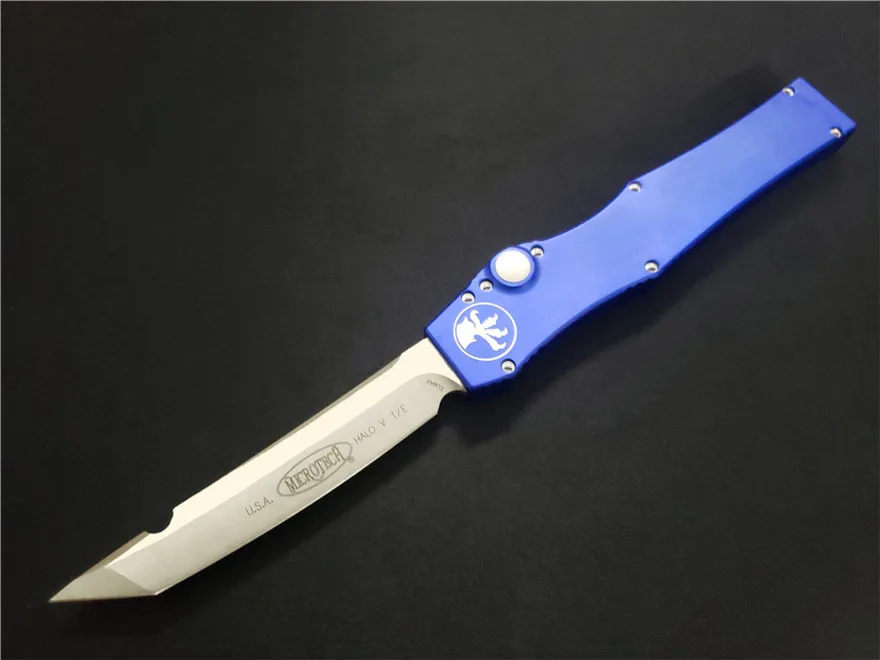 Gryan Store MiRo-5 ножи с фиксированным лезвием Elmax лезвие с T-6061 ручкой для выживания на открытом воздухе тактический походный карманный нож инструменты для повседневного использования - Цвет: Синий