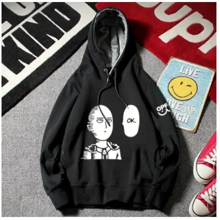 4 One Punch Man Hero Saitama Толстовка Oppai cosplay Costume куртка толстовки для мужчин и женщин с капюшоном повседневные Пуловеры Пальто - Цвет: 4