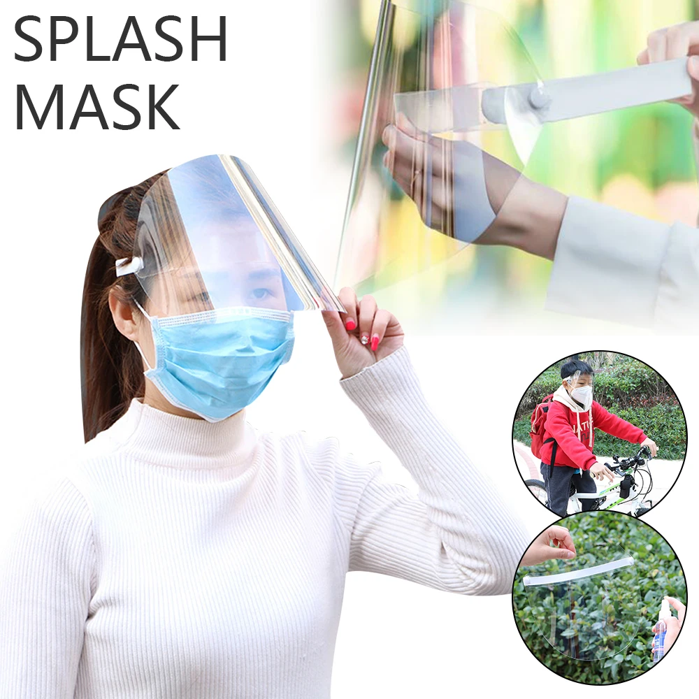 Máscaras de Rosto de Segurança Anti-nevoeiro à Prova de Poeira Protetor de Rosto Máscara de Segurança Pces Completa Capa Protetora Transparente Rosto Olhos Protetor 5 - 10 2 Segurança e Proteção